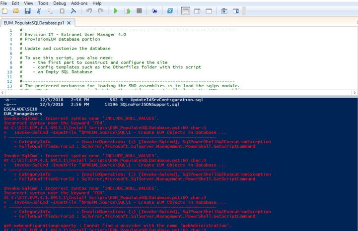 Creating the EUM Database on SQL Server 2012 / SQL Server 2014 ...