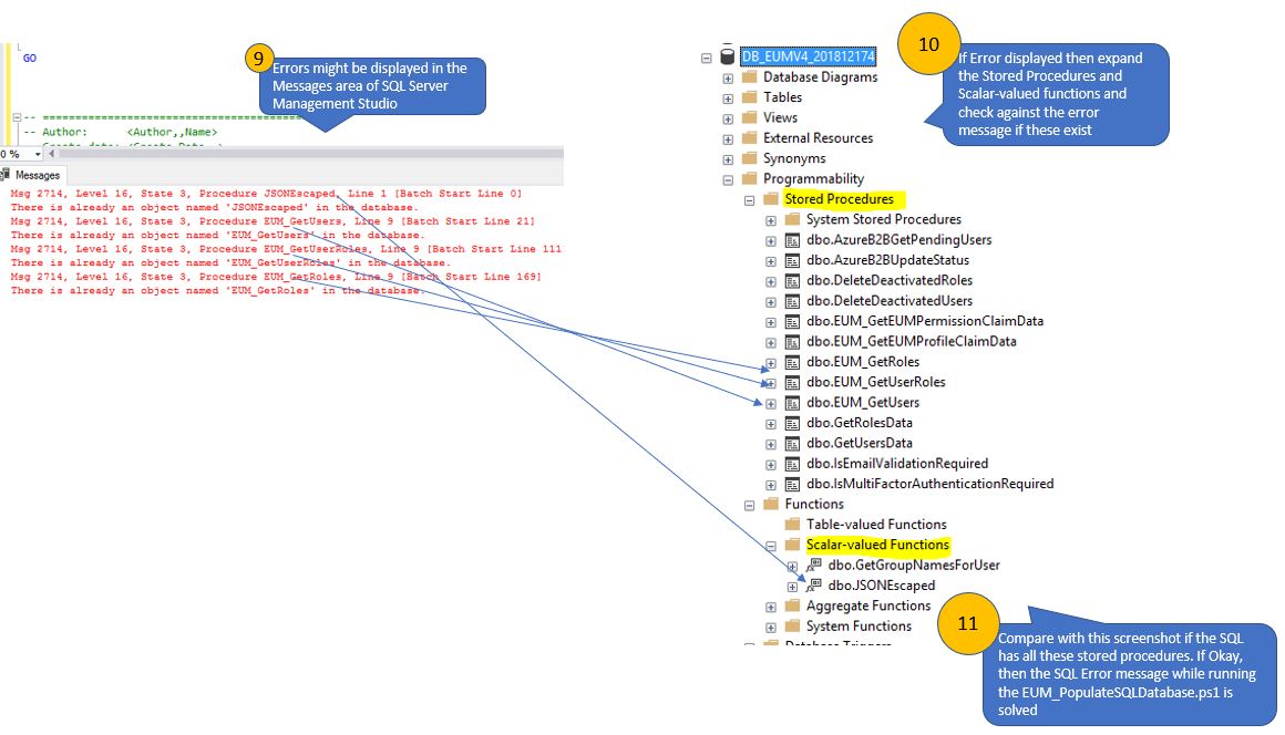 Creating the EUM Database on SQL Server 2012 / SQL Server 2014 ...
